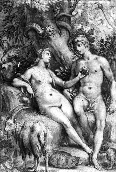 The Temptation by Hendrik Goltzius